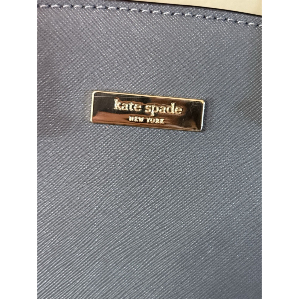 Kate Spade New York Tilden Place Pippa Leather Satchel Cloudcover $398 EXCELLENT - Picture 3 of 10